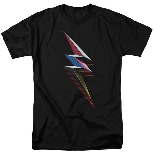 Power Rangers Movie Bolt Mens T Shirt Black
