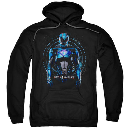 Power Rangers Blue Ranger Mens Hoodie Black