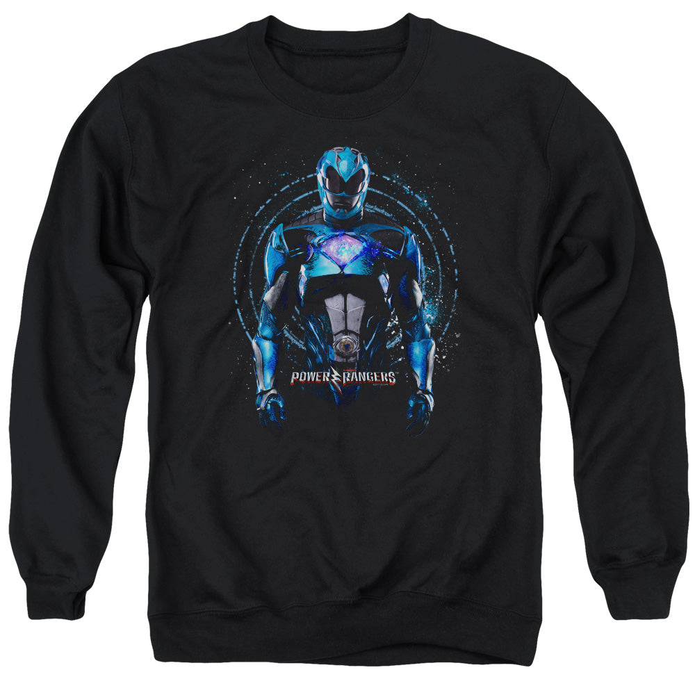 Power Rangers Blue Ranger Mens Crewneck Sweatshirt Black