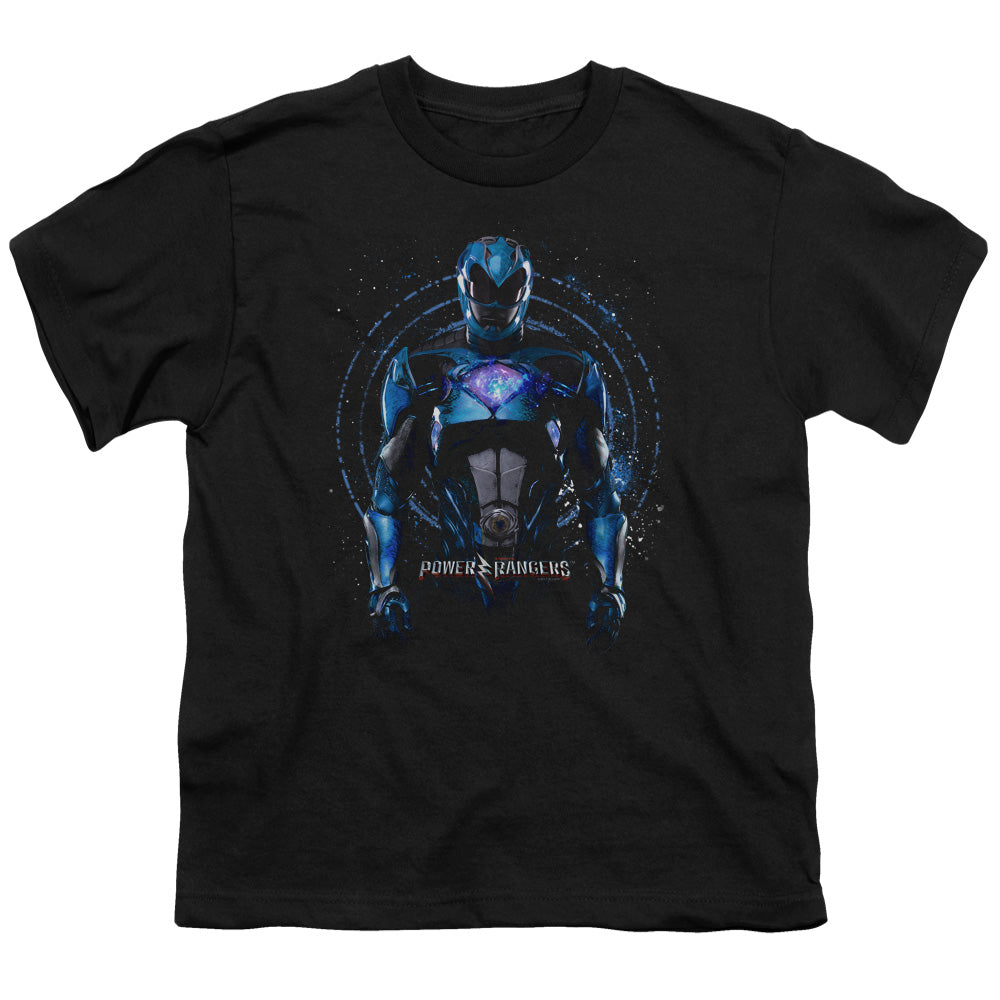 Power Rangers Blue Ranger Kids Youth T Shirt Black