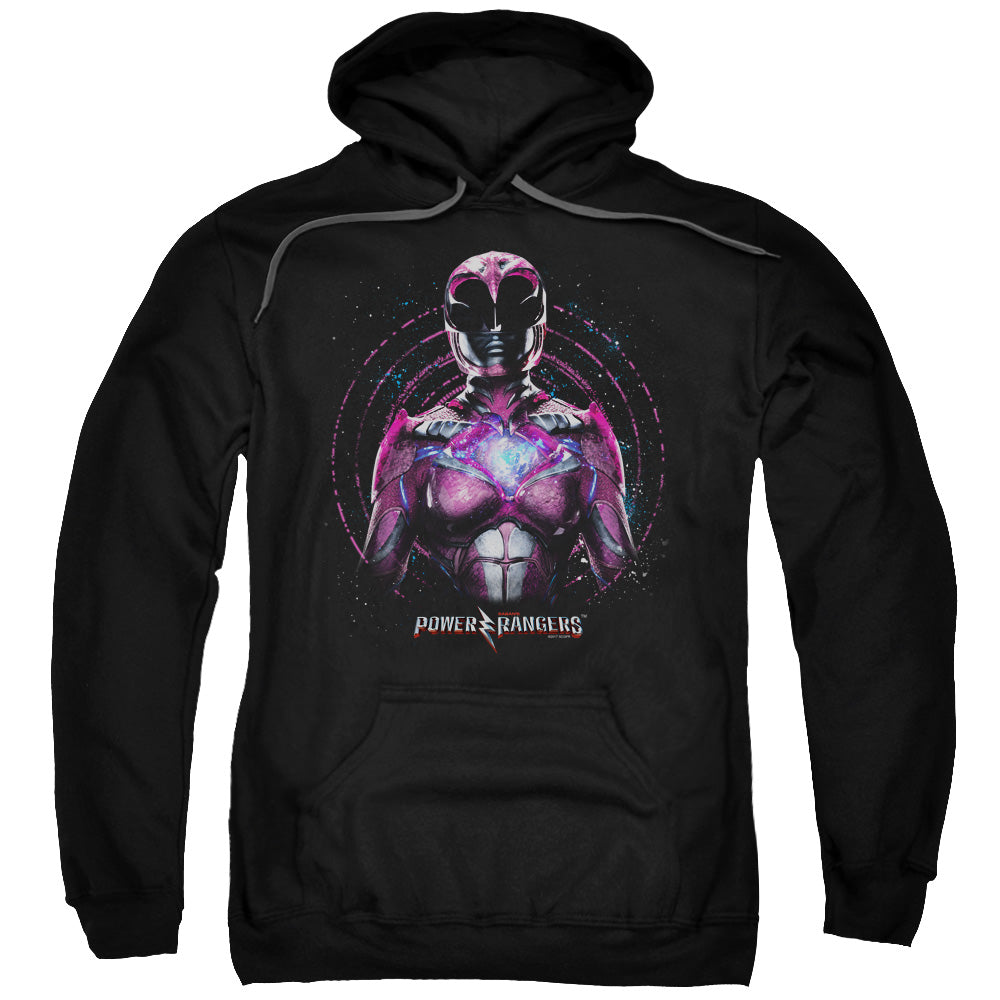 Power Rangers Pink Ranger Mens Hoodie Black