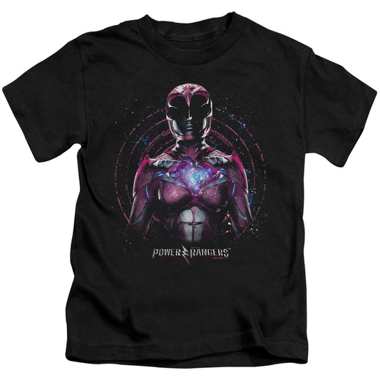 Power Rangers Pink Ranger Juvenile Kids Youth T Shirt Black