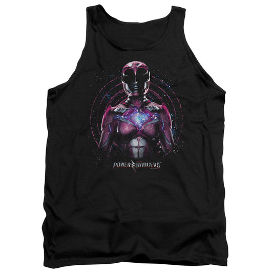 Power Rangers Pink Ranger Mens Tank Top Shirt Black