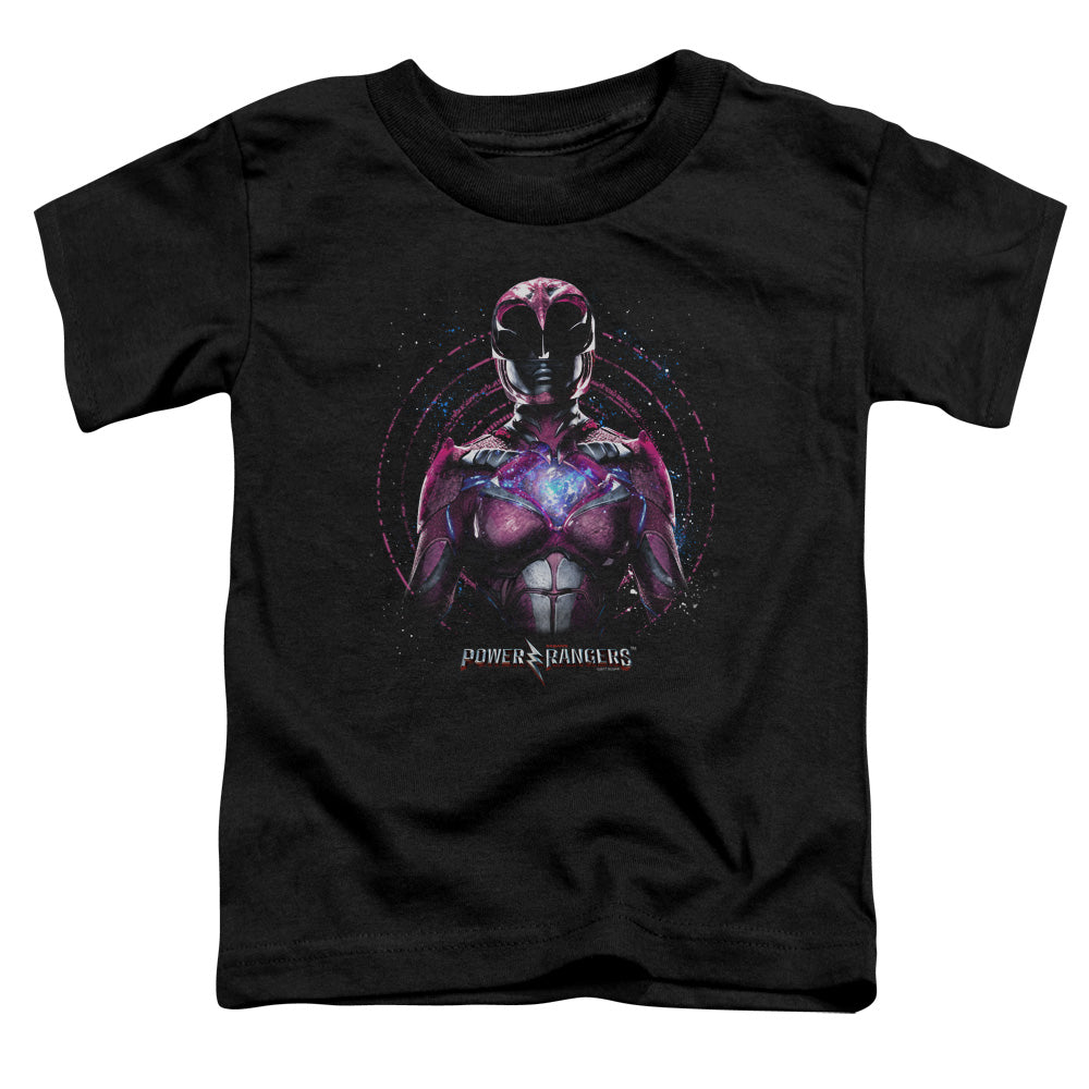 Power Rangers Pink Ranger Toddler Kids Youth T Shirt Black