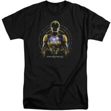 Load image into Gallery viewer, Power Rangers Yellow Ranger Mens Tall T Shirt Black