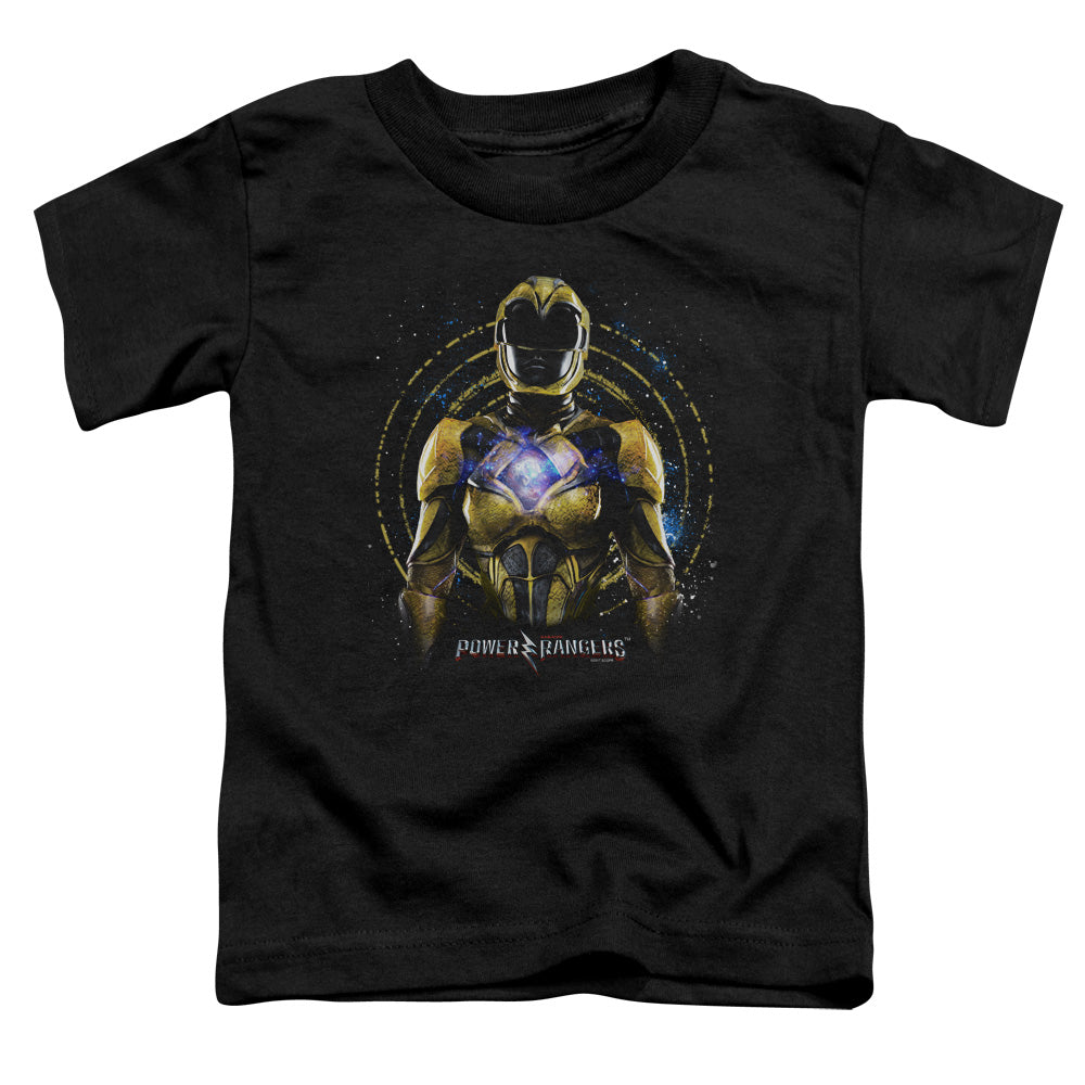 Power Rangers Yellow Ranger Toddler Kids Youth T Shirt Black