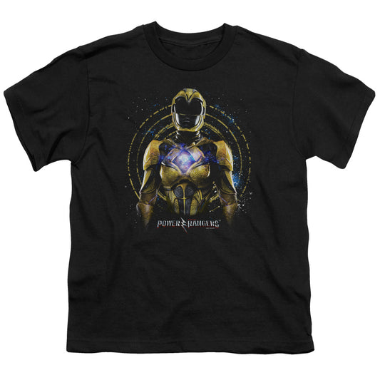 Power Rangers Yellow Ranger Kids Youth T Shirt Black