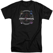 Load image into Gallery viewer, Power Rangers Greatest Glory Mens Tall T Shirt Black