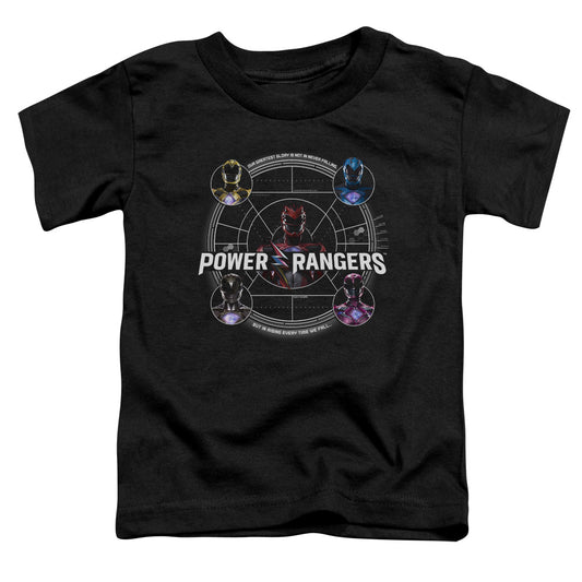 Power Rangers Greatest Glory Toddler Kids Youth T Shirt Black