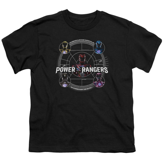 Power Rangers Greatest Glory Kids Youth T Shirt Black