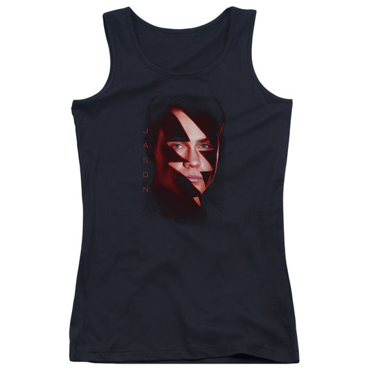 Power Rangers Jason Bolt Womens Tank Top Shirt Black