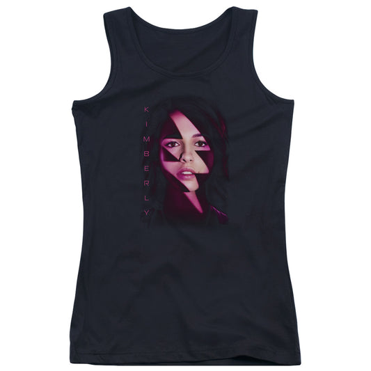 Power Rangers Kimberly Bolt Womens Tank Top Shirt Black