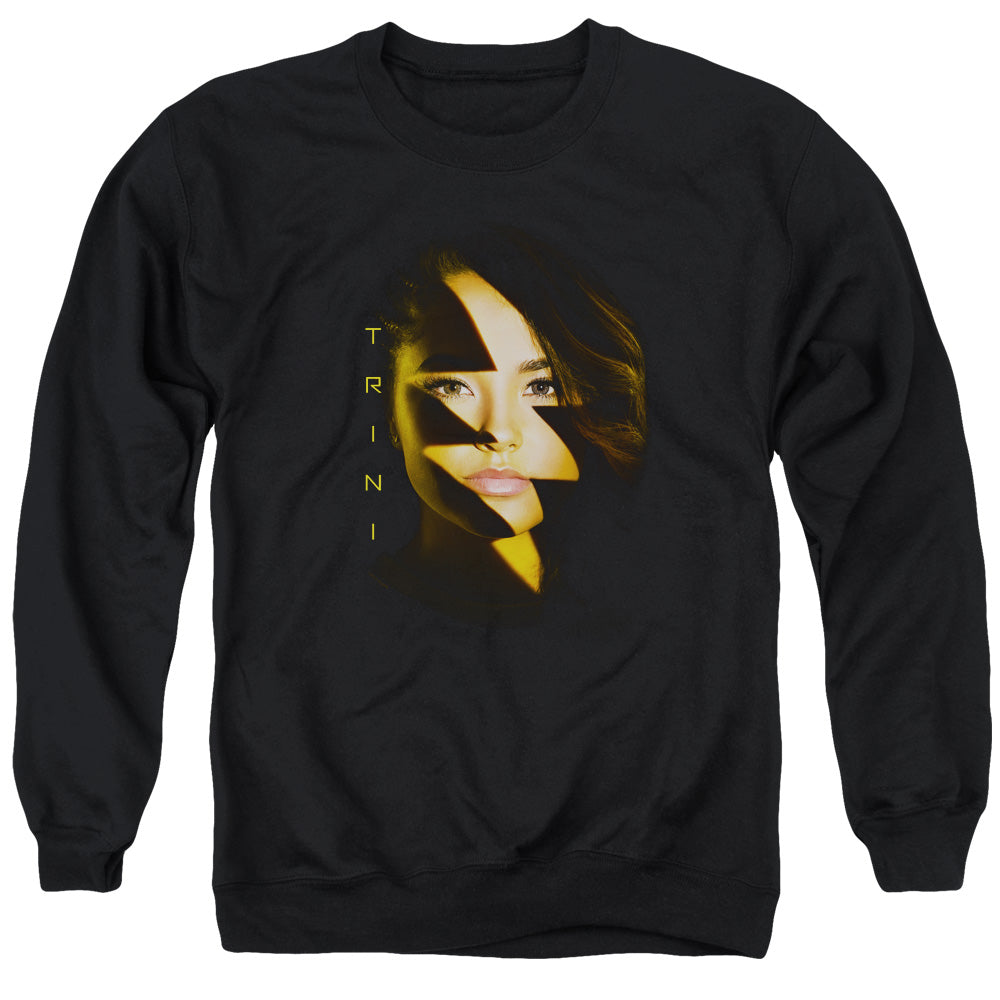 Power Rangers Trini Bolt Mens Crewneck Sweatshirt Black