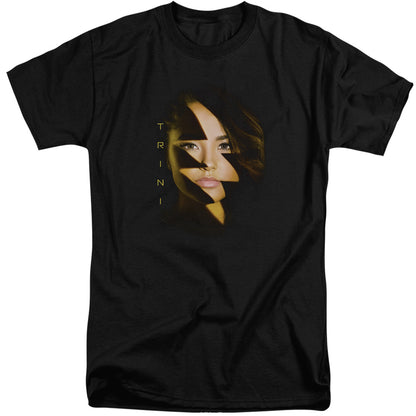 Power Rangers Trini Bolt Mens Tall T Shirt Black