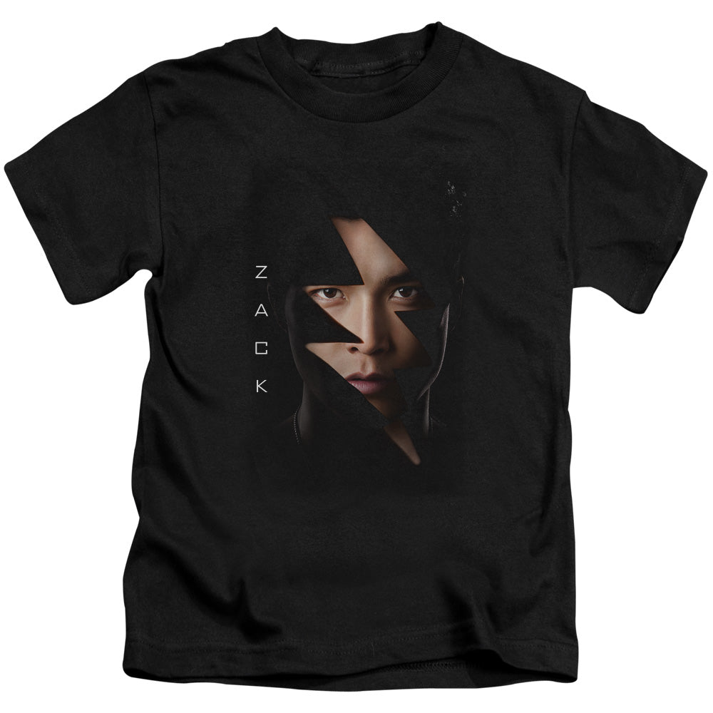 Power Rangers Zack Bolt Juvenile Kids Youth T Shirt Black