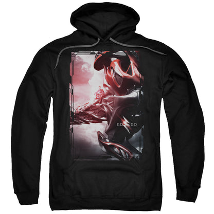 Power Rangers Red Zord Poster Mens Hoodie Black
