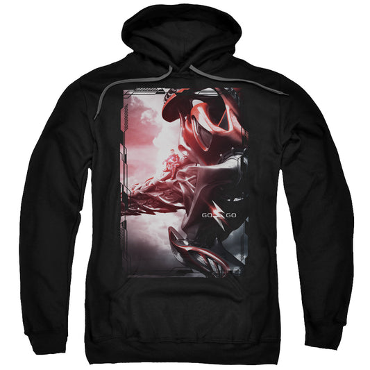 Power Rangers Red Zord Poster Mens Hoodie Black
