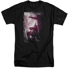 Load image into Gallery viewer, Power Rangers Pink Zord Poster Mens Tall T Shirt Black