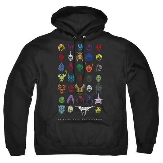 Power Rangers Villians Mens Hoodie Black