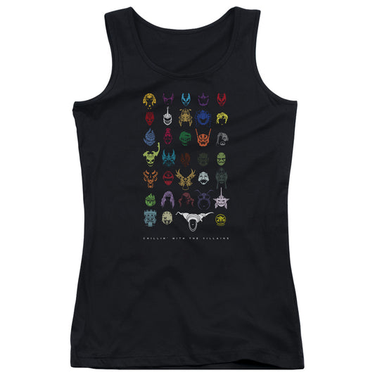 Power Rangers Villains Womens Tank Top Shirt Black