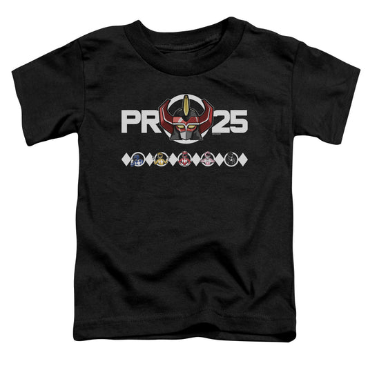 Power Rangers Megazord 25 Toddler Kids Youth T Shirt Black