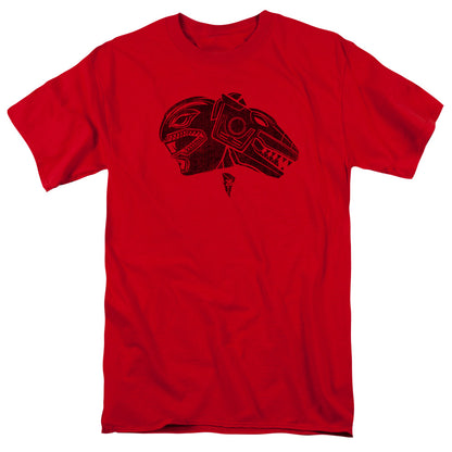 Power Rangers Red Mens T Shirt Red Officially Licensed