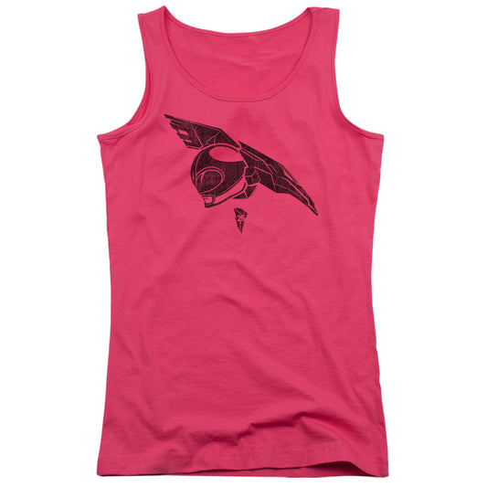 Power Rangers Pink Womens Tank Top Shirt Hot Pink