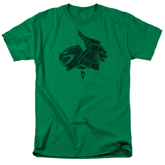 Power Rangers Green Mens T Shirt Kelly Green