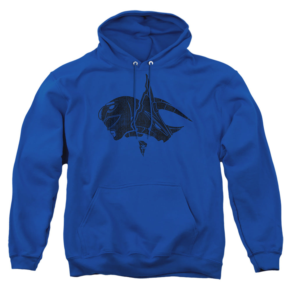 Power Rangers Blue Mens Hoodie Royal Blue Officially Licensed