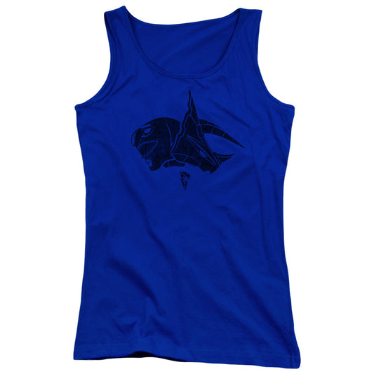 Power Rangers Blue Womens Tank Top Shirt Royal Blue