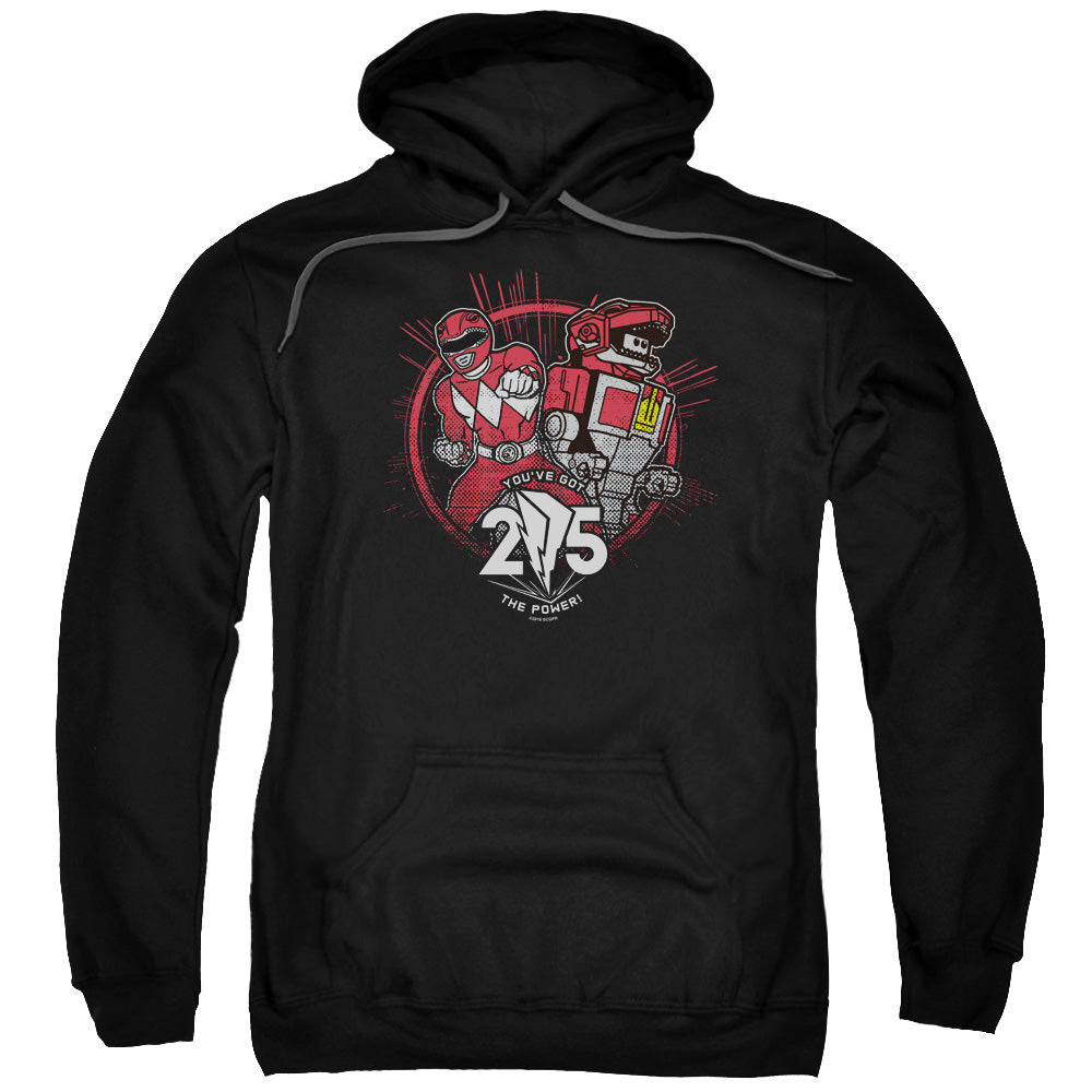 Power Rangers Red 25 Mens Hoodie Black