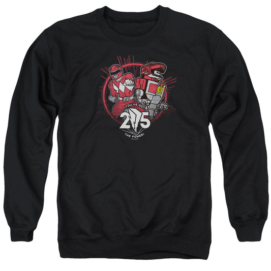 Power Rangers Red 25 Mens Crewneck Sweatshirt Black