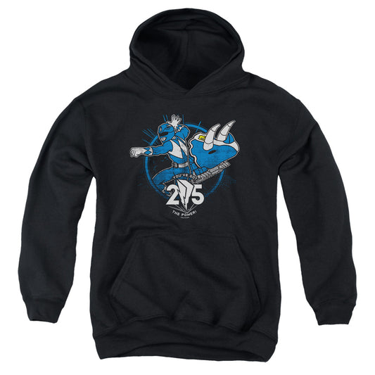Power Rangers Blue 25 Kids Youth Hoodie Black