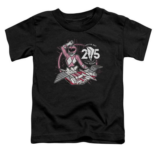 Power Rangers Pink 25 Toddler Kids Youth T Shirt Black