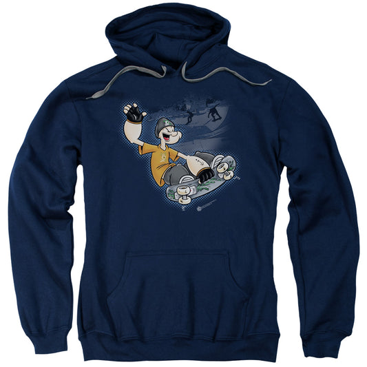 Popeye Sk8 Mens Hoodie Navy