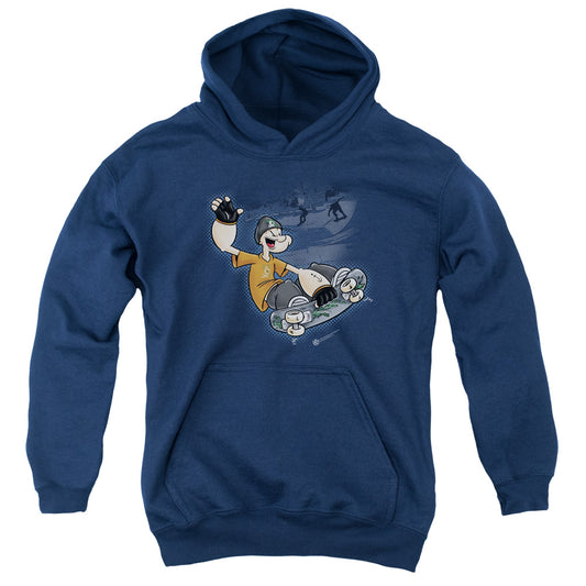 Popeye Popeye Sk8 Kids Youth Hoodie Navy