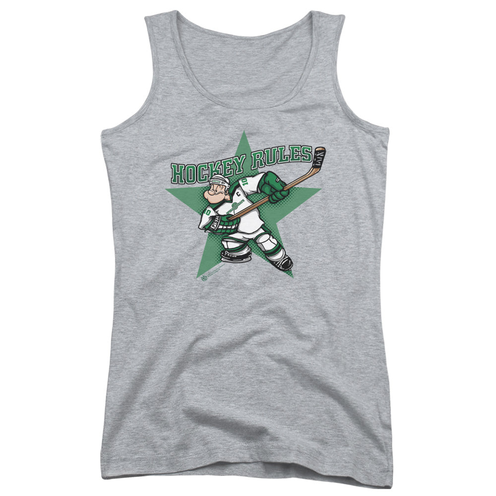 Popeye Spinach Leafs Womens Tank Top Shirt Athletic Heather