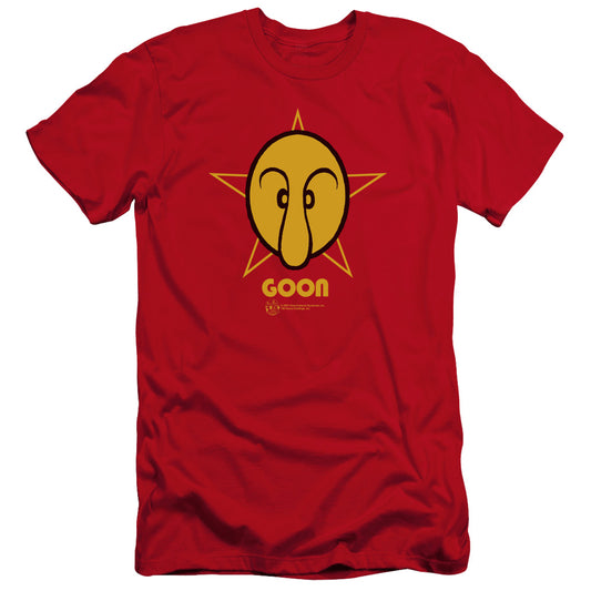 Popeye Goon Premium Bella Canvas Slim Fit Mens T Shirt Red