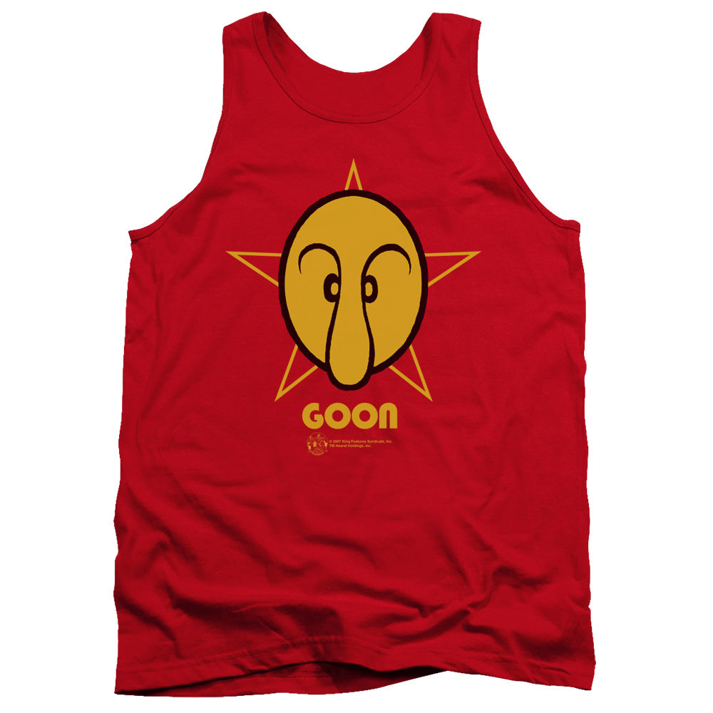 Popeye Goon Mens Tank Top Shirt Red