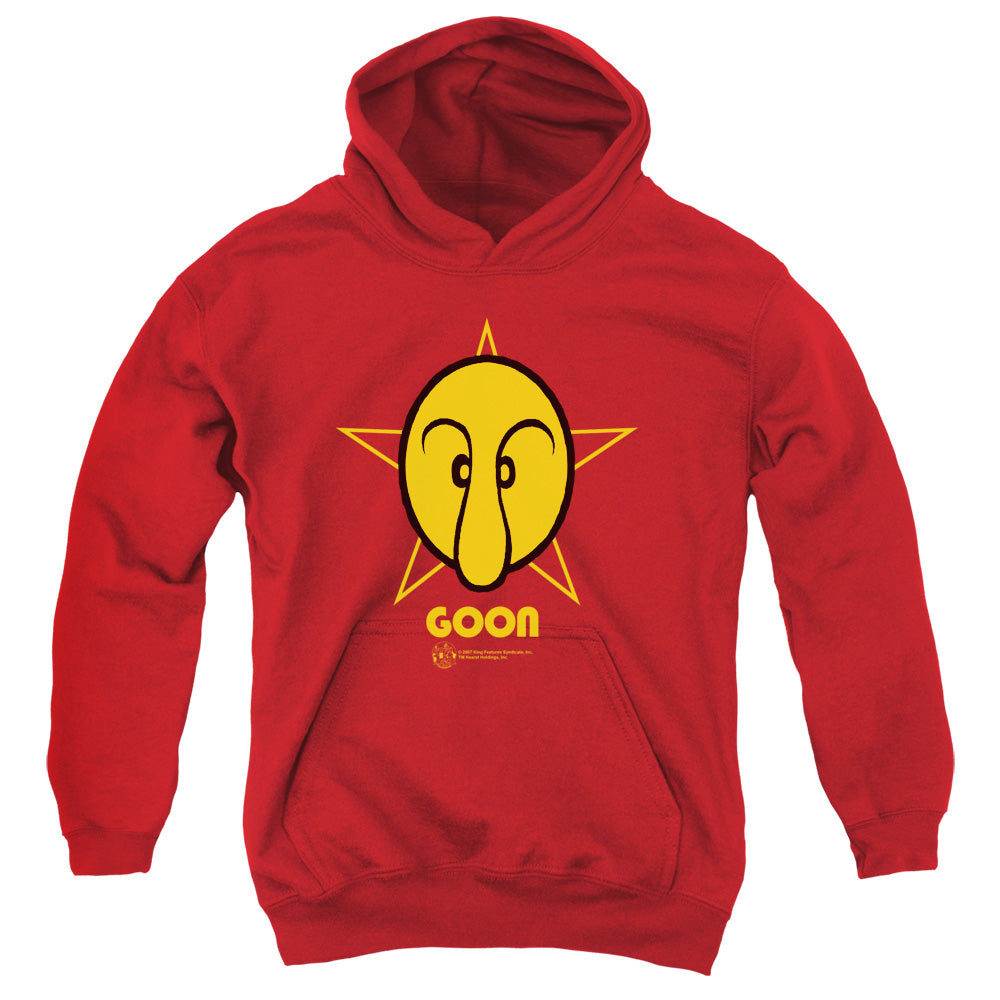 Popeye Goon Kids Youth Hoodie Red