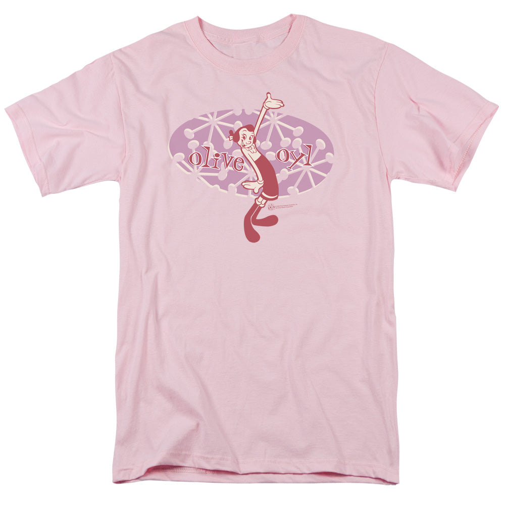 Popeye Oh Popeye Mens T Shirt Pink