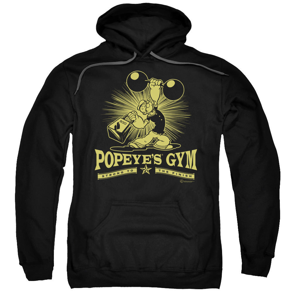 Popeye Popeyes Gym Mens Hoodie Black