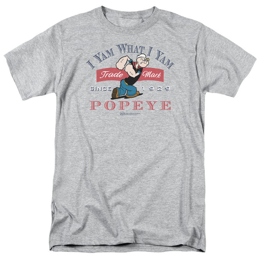 Popeye I Yam What I Yam Mens T Shirt Athletic Heather