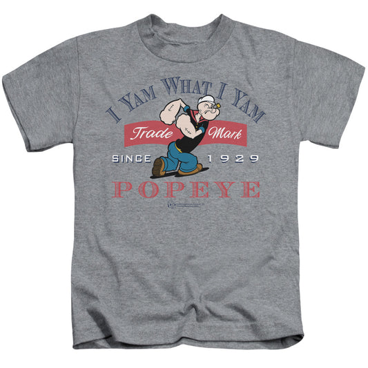 Popeye I Yam What I Yam Juvenile Kids Youth T Shirt Athletic Heather