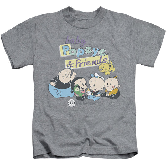 Popeye Baby Popeye & Friends Juvenile Kids Youth T Shirt Athletic Heather