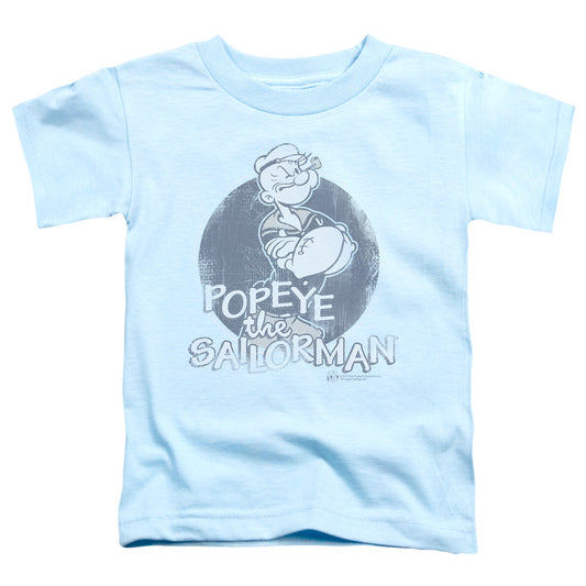 Popeye Original Sailorman Toddler Kids Youth T Shirt Light Blue