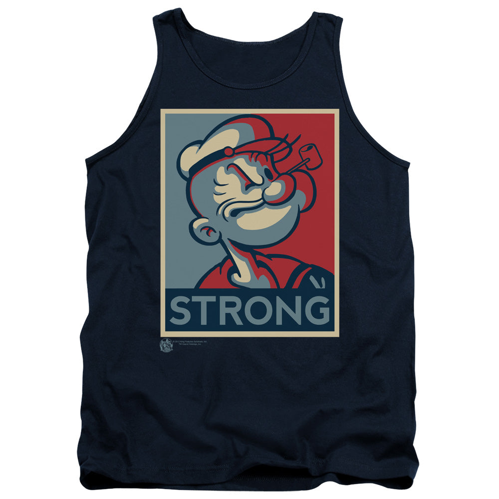 Popeye Strong Mens Tank Top Shirt Navy