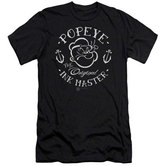 Popeye Ink Master Slim Fit Mens T Shirt Black