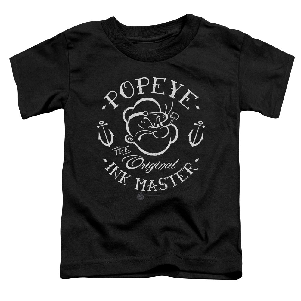 Popeye Ink Master Toddler Kids Youth T Shirt Black