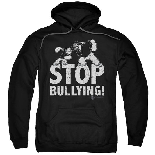 Popeye Stop Bullying Mens Hoodie Black